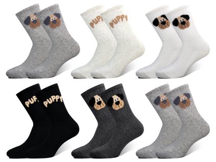 Damské ALPACA termoponožky DOG MX653 6 páry