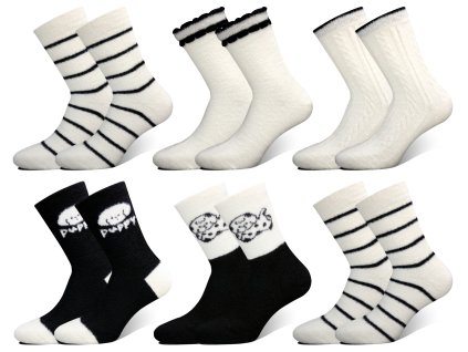 Damské clupaté termoponožky MX600 4 párů