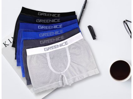 Pánské bezešvé boxerky GREE-7648 - 4 ks v balení