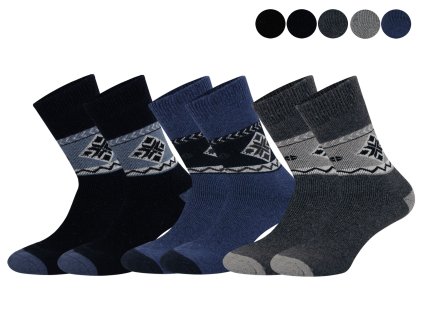 Pánské termoponožky ALPACA DM107 3 páry