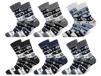 Pánské vlněné termoponožky ALPACA WZ10 3 páry