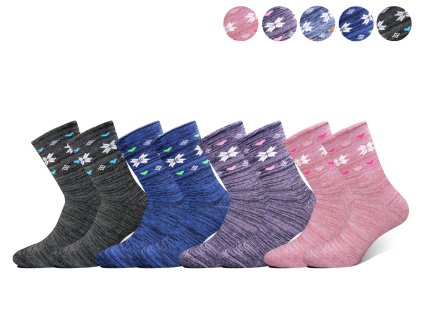 Dámské zdravotní termoponožky SSW063 4páry