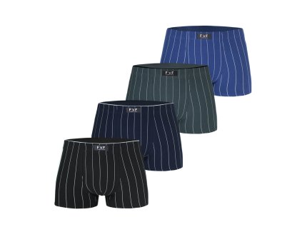 Pánské bavlněné boxerky G5199 - 4ks v balení