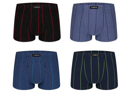 Pánské bavlněné boxerky G5201 - 4ks v balení
