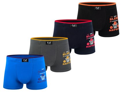 Teen bavlněné boxerky U1146 4ks v balení