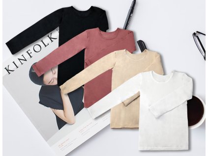 Dámské zateplené funkční triko s dlouhým rukávem JMK010