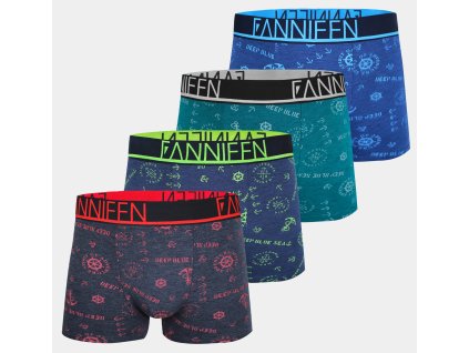 Pánské bambusové boxerky KOTVA M6685A 4ks v balení