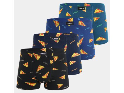 Poslední kusy!!! Bavlněné boxerky PIZZA G5113 - 4 ks v balení