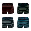 Pánské pruhované boxerky G536 - 4 ks v balení