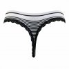Bezešvá pruhovaná tanga GREE-9557 2ks