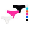 Dámské bezešvé tanga GREE-6687 - 3 ks v balení