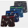 Pánské bavlněné boxerky JELEN G5116A - 4 ks v balení