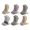 Dámské kotníkové zdravotní ponožky Z871 - 6 páry
