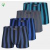 Pánské bambusové boxerky PRUHY M6701 4ks v balení