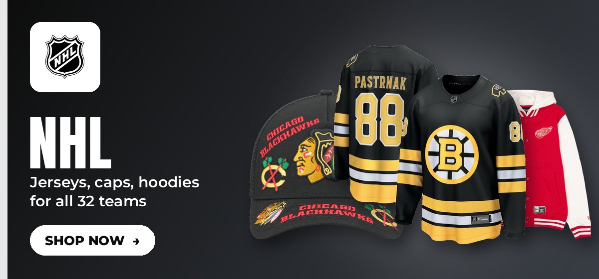 NHL – Jerseys, caps, hoodies for all 32 teams