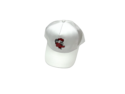 Dětská kšiltovka bílá, barevné logo
