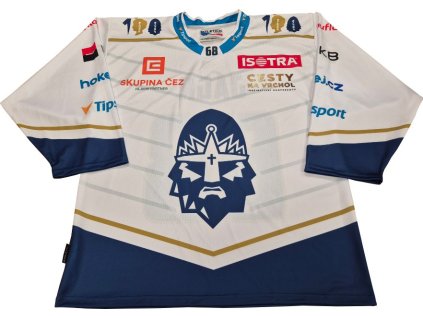 0 Dres RYTÍŘI KLADNO 2024-25 FANS bílý (Velikost vel. S JÁGR)