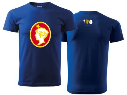 0 Tričko POLDI 100 LET royal (Velikost vel. S)