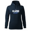 00 Dámská mikina RYTÍŘI HEADLINE CAPE navy (Velikost vel. L)