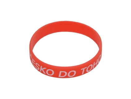 Náramek Sportteam pro fanoušky Česka Červený