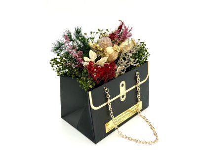 Vánoční KABELKA, černá