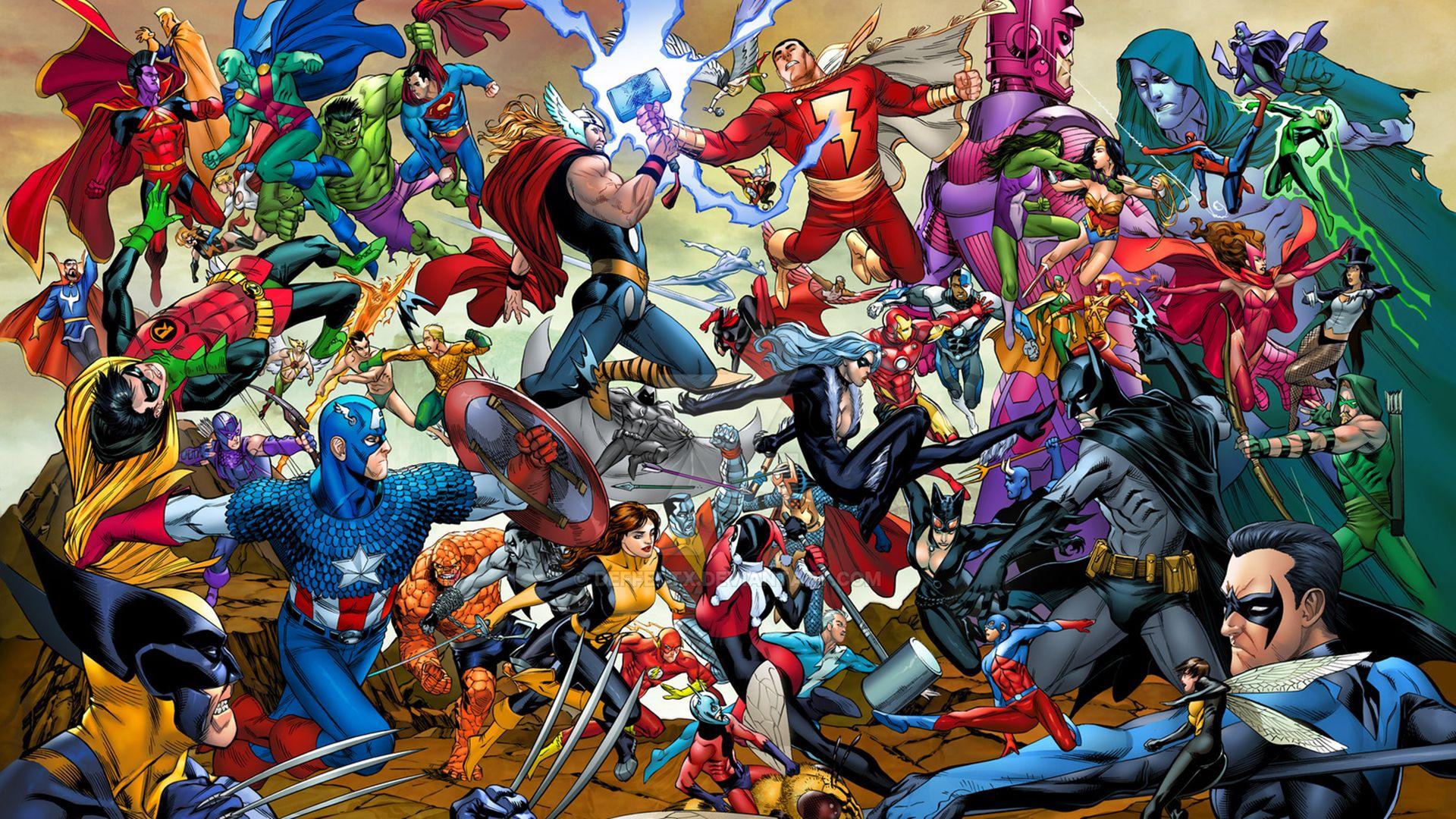 MARVEL vs DC comics