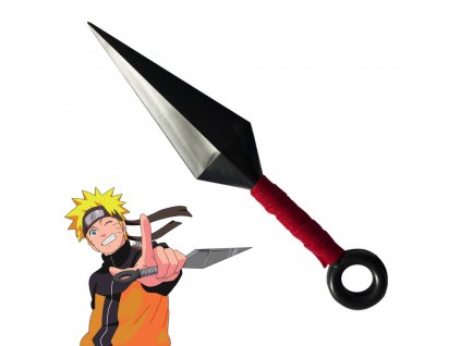 10266 naruto vrhaci nuz naruto kunai plast cerveny