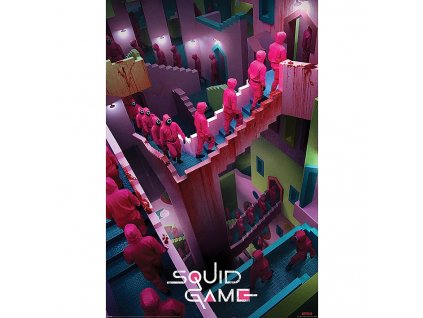 11790 plagat squid game crazy stairs