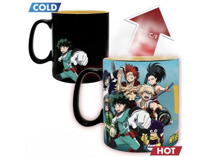 Hrnček My Hero Academia - Group, meniaci sa 460ml