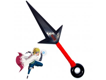 14046 bleskovy kunai namikaze minato naruto cerveny