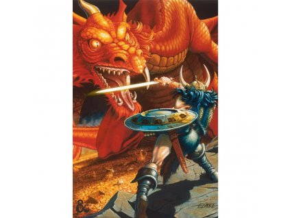 15213 plagat dungeons dragons classic red dragon battle