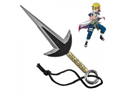 15866 maly bleskovy kunai yellow lightning from konoha stribrny naruto