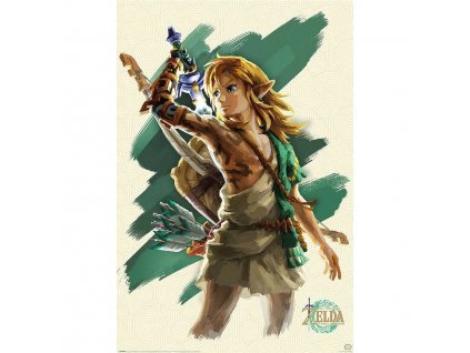 16771 plakat the legend of zelda tears of the kingdom link unleashed