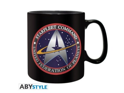 star trek mug 460 ml starfleet command with box
