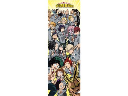 my hero academia door poster classroom 53x158