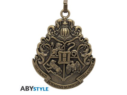 HARRY POTTER - Kľúčenka 3D "Erb Rokfortu" VYROBENÁ VO FRANCÚZSKU