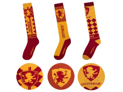 Členkové ponožky Harry Potter - Chrabromil (3 páry) veľ . 35-45