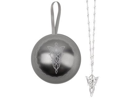 Vianočná guľa (2. kvalita) s náhrdelníkom Arwen Večernica - Pán Prsteňov