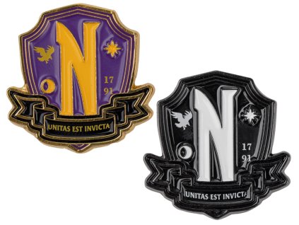 Sada 2 odznakov Nevermore Academy