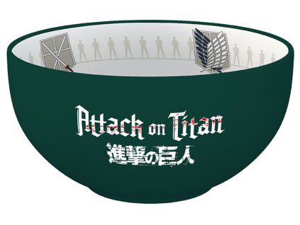 ATTACK ON TITAN - Miska - 600 ml - "Emblems S3"