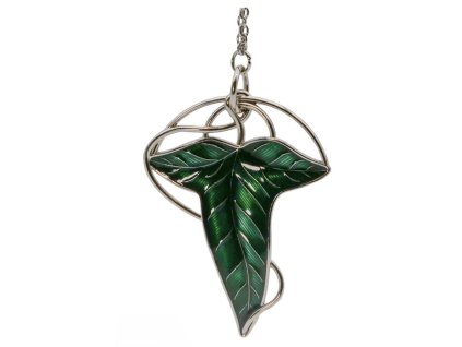 PÁN PRSTENOV - Kovová kľúčenka 3D - Lorien Leaf