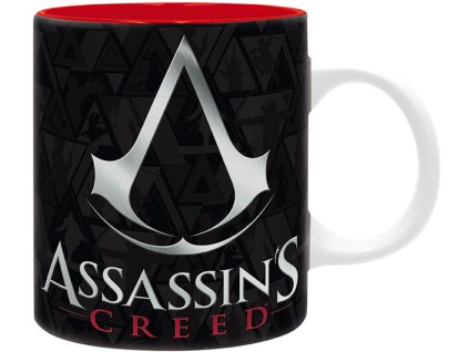 ASSASSIN'S CREED - Hrnček - 320 ml - Crest black & red