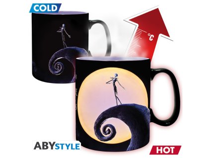 NIGHTMARE BEFORE XMAS - Meniaci sa hrnček - 460 ml - Jack & Moon