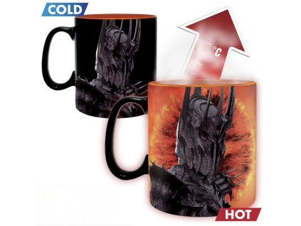 LORD OF THE RINGS - Hrnček meniaci sa - 460 ml - Sauron Pán Prsteňov