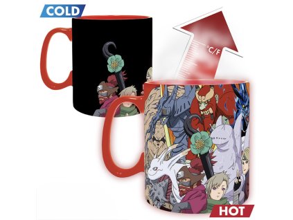 NARUTO SHIPPUDEN - Meniaci sa hrnček -460ml- Bijû&Jinchûriki