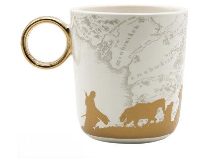 LORD OF THE RINGS - Hrnček 3D rúčka Jeden Prsteň - One Ring