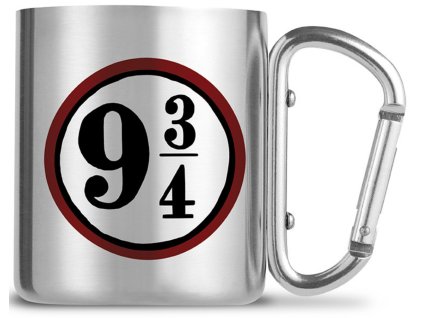 HARRY POTTER - Hrnček s karabínou - Nástupište Platform 9 3/4