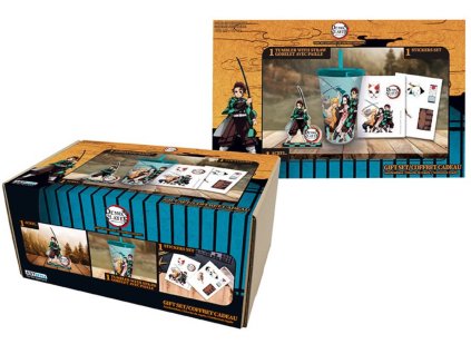 DEMON SLAYER - Balenie pohár so slamkou 470ml + akryl® + nálepky