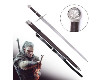 Witcher Gerald sword fantasy ocelovy mec