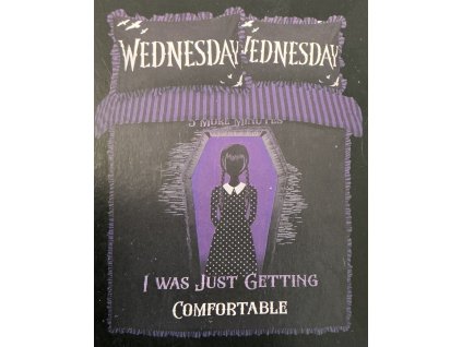 Wednesday posteľná prikrývka a 2 obliečky na vankúše